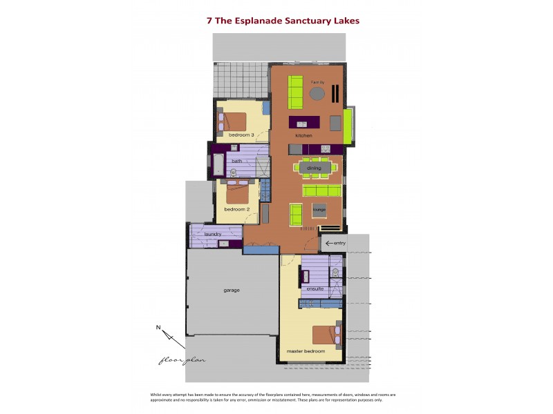 7 The Esplanade, Sanctuary Lakes VIC 3030 Floorplan