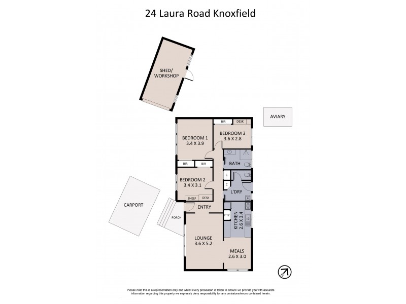 24 Laura Road, Knoxfield VIC 3180 Floorplan
