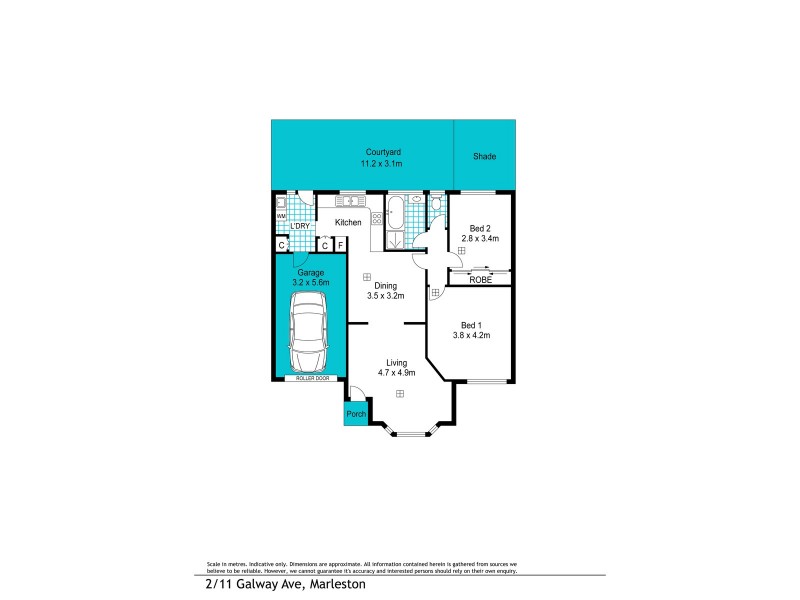 2/11 Galway Avenue, Marleston SA 5033 Floorplan