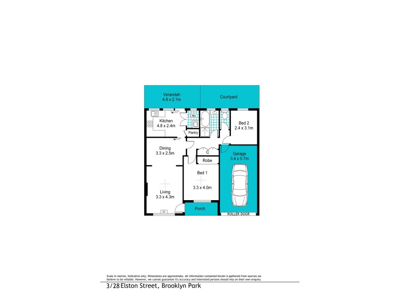 3/28 Elston Street, Brooklyn Park SA 5032 Floorplan