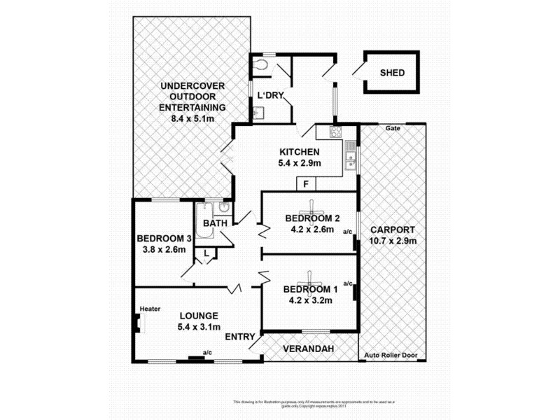 8 Jordan Street, Plympton Park SA 5038 Floorplan