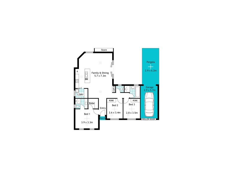 1/13 Coralie Street, Plympton SA 5038 Floorplan