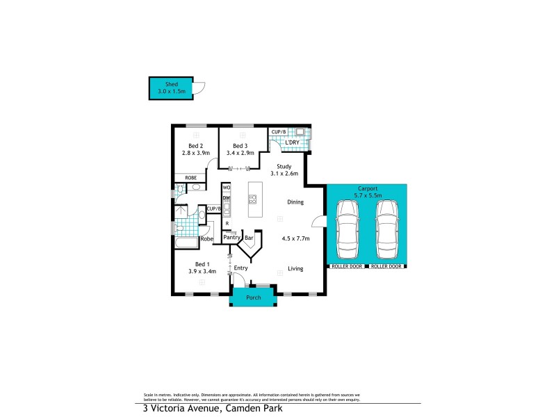 3 Victoria Avenue, Camden Park SA 5038 Floorplan