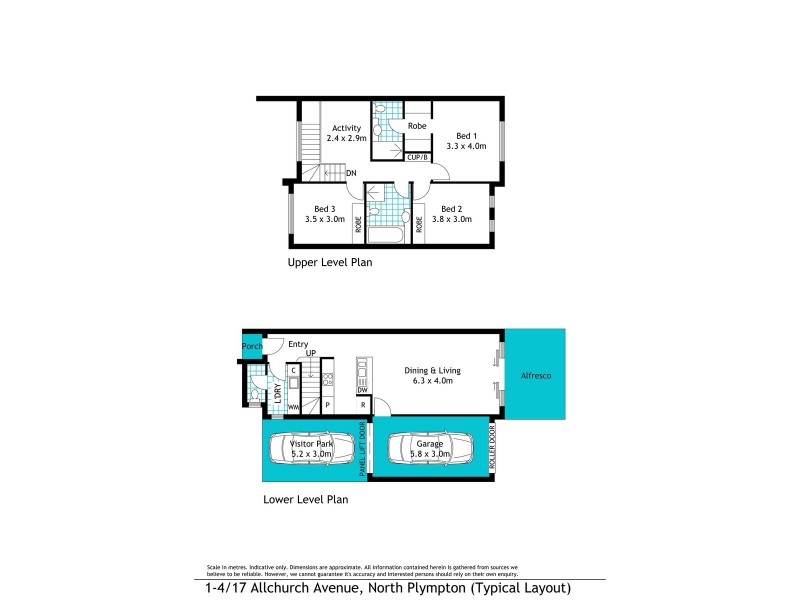 2/17 Allchurch Avenue, North Plympton SA 5037 Floorplan