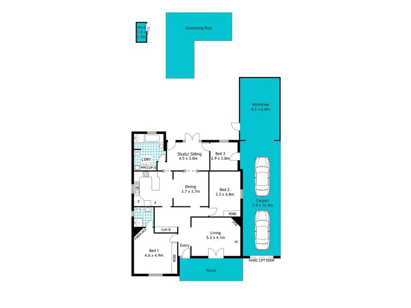 33 Murdoch Avenue, North Plympton SA 5037 Floorplan