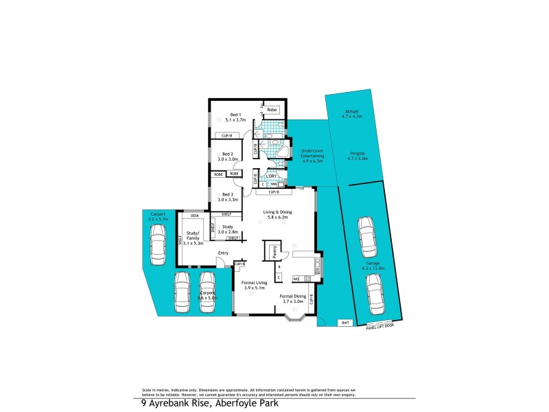 9 Ayrebank Rise, Aberfoyle Park SA 5159 Floorplan