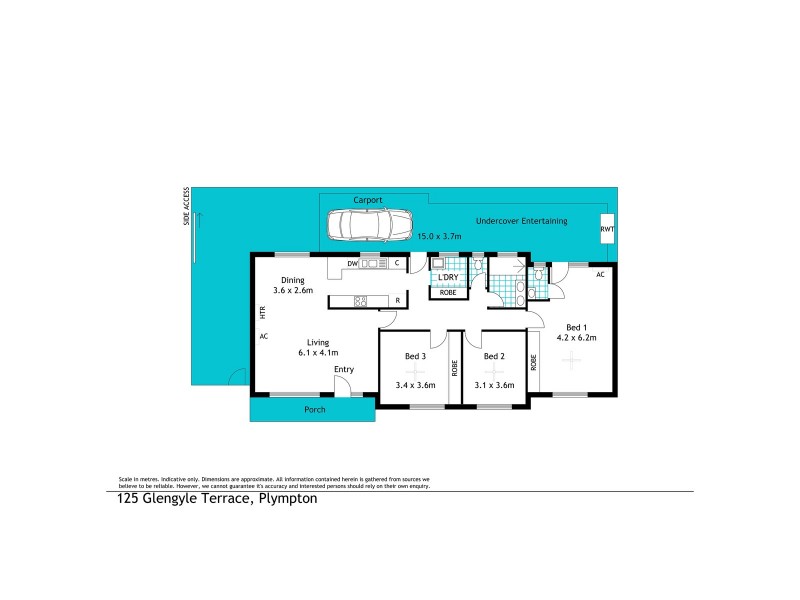 125 Glengyle Tce, Plympton SA 5038 Floorplan