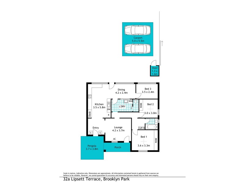 32A Lipsett Terrace, Brooklyn Park SA 5032 Floorplan