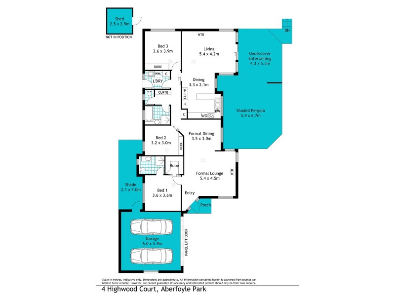 4 Highwood Court, Aberfoyle Park SA 5159 Floorplan