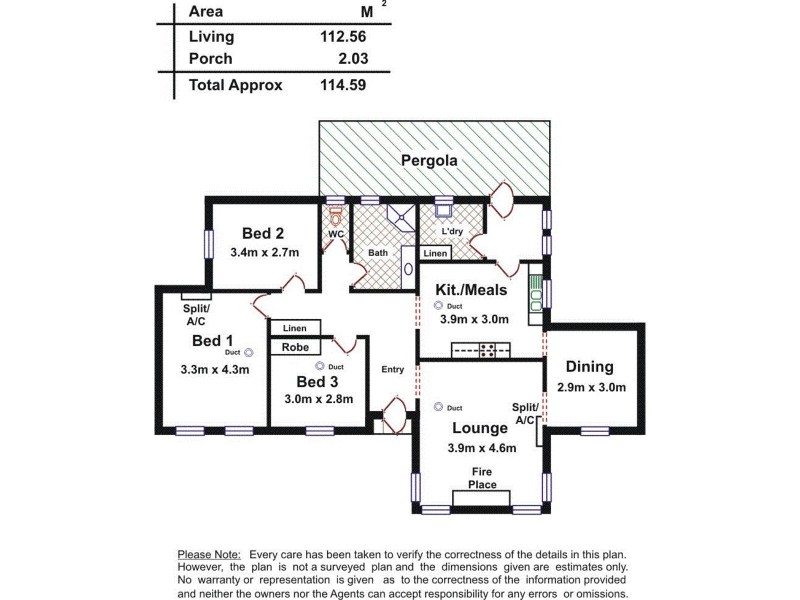 53 Mooringe Avenue, Plympton SA 5038 Floorplan