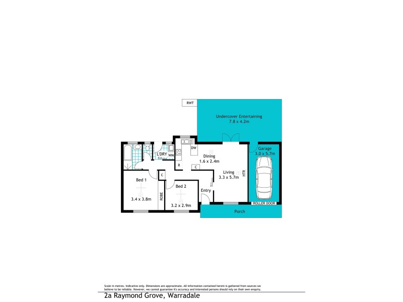 2a Raymond Grove, Warradale SA 5046 Floorplan