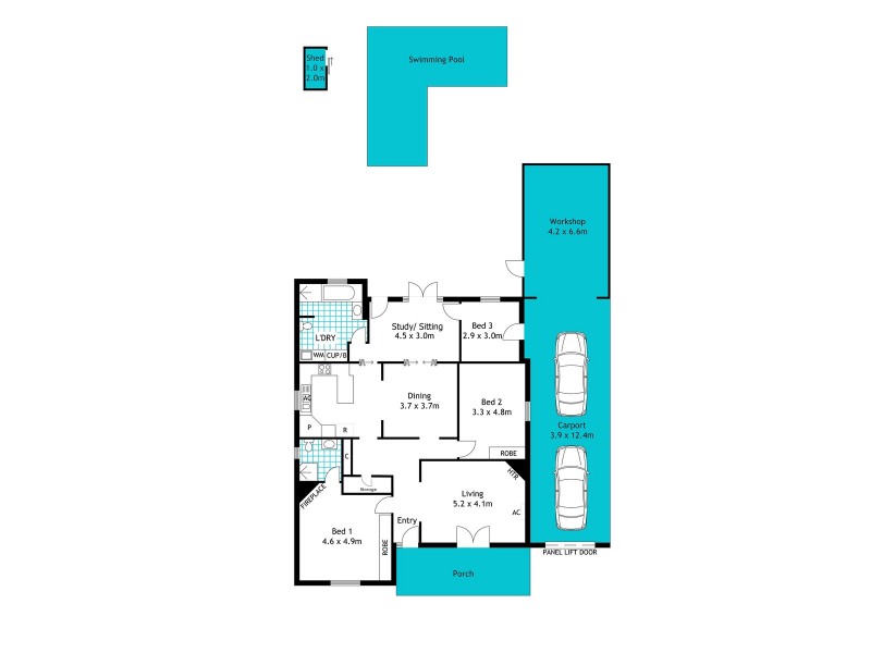 33 Murdoch Avenue, North Plympton SA 5037 Floorplan