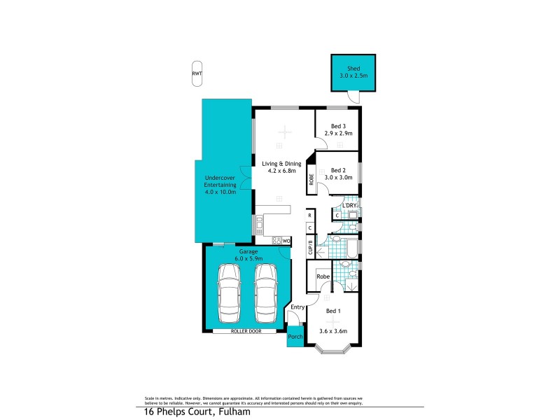 16 Phelps Court, Fulham SA 5024 Floorplan