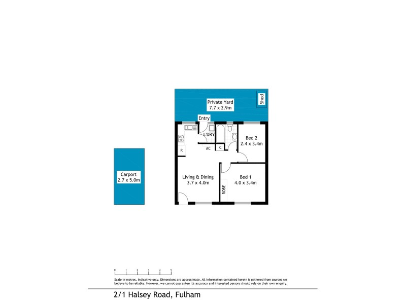 2/1 Halsey Road, Fulham SA 5024 Floorplan