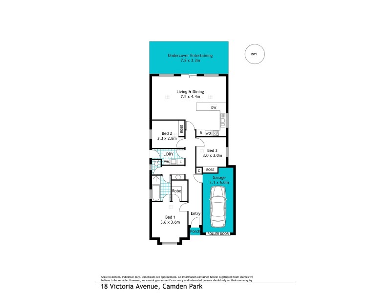 18 Victoria Avenue, Camden Park SA 5038 Floorplan