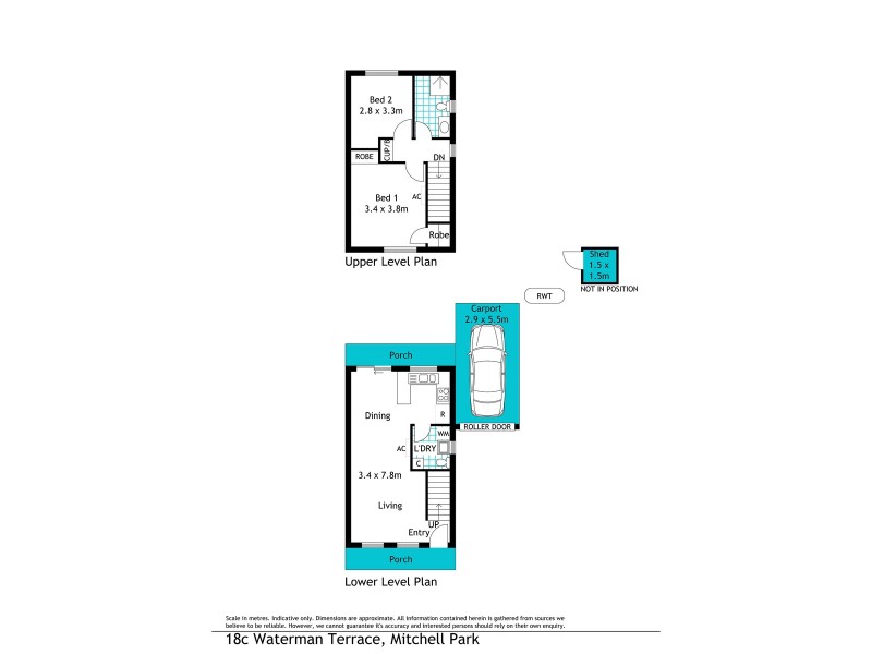 18C Waterman Terrace, Mitchell Park SA 5043 Floorplan