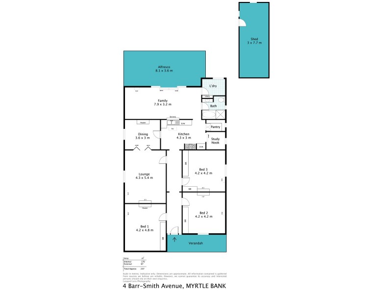 4 Barr-Smith Avenue, Myrtle Bank SA 5064 Floorplan