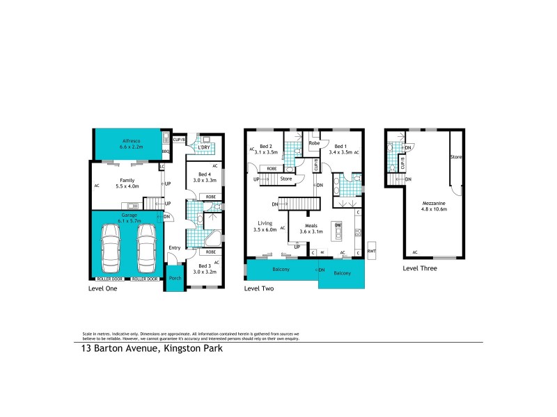 13 Barton Avenue, Kingston Park SA 5049 Floorplan