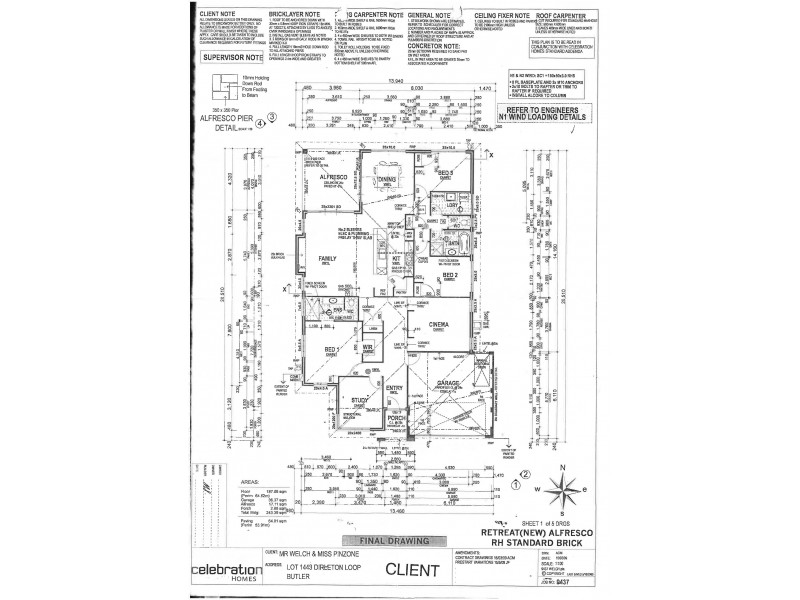 8 Dirleton Loop, Butler WA 6036 Floorplan