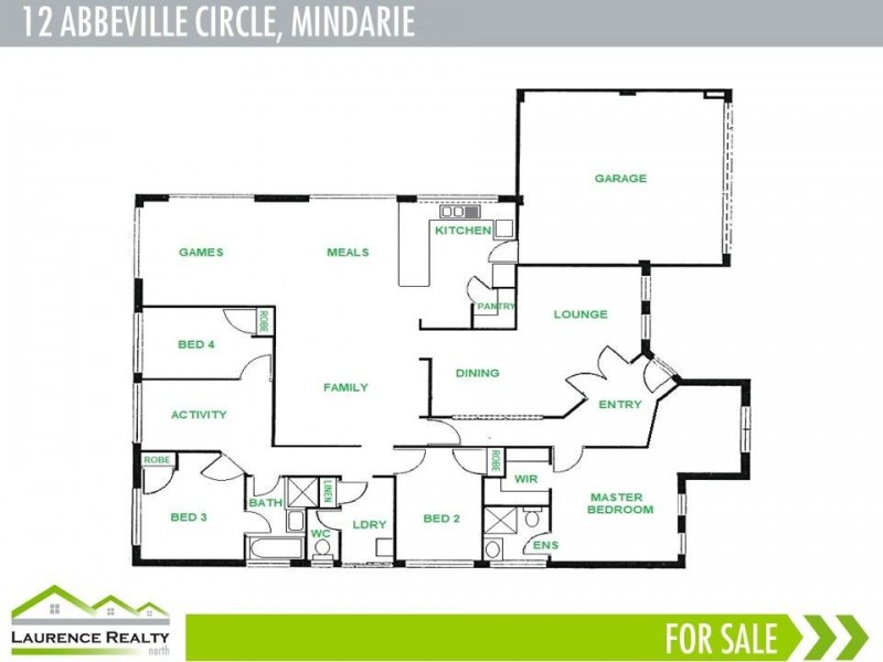 12 Abbeville Circle, Mindarie WA 6030 Floorplan