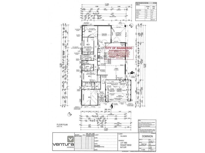 12 Rogart Bend, Butler WA 6036 Floorplan