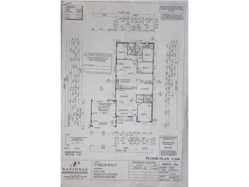7 Mokutu Court, Quinns Rocks WA 6030 Floorplan