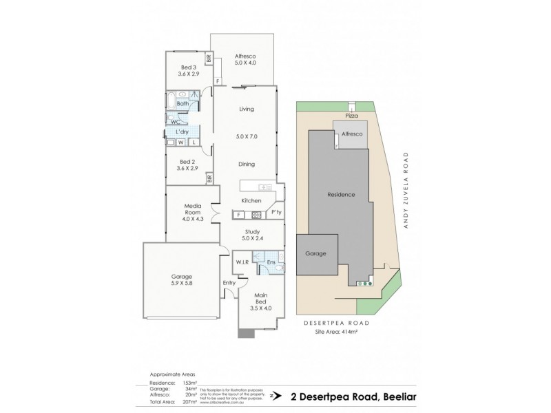 2 Desertpea Road, Beeliar WA 6164 Floorplan
