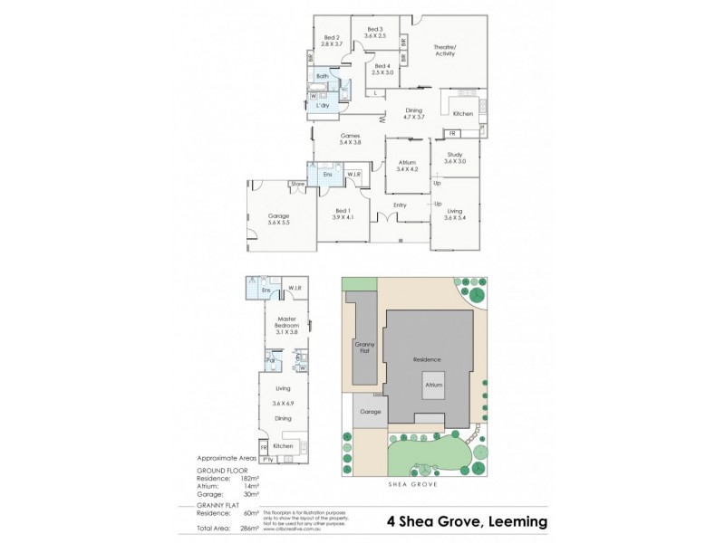 4 Shea Grove, Leeming WA 6149 Floorplan