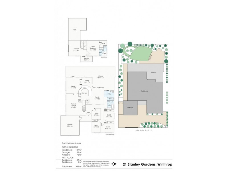 21 Stanley Grove, Winthrop WA 6150 Floorplan