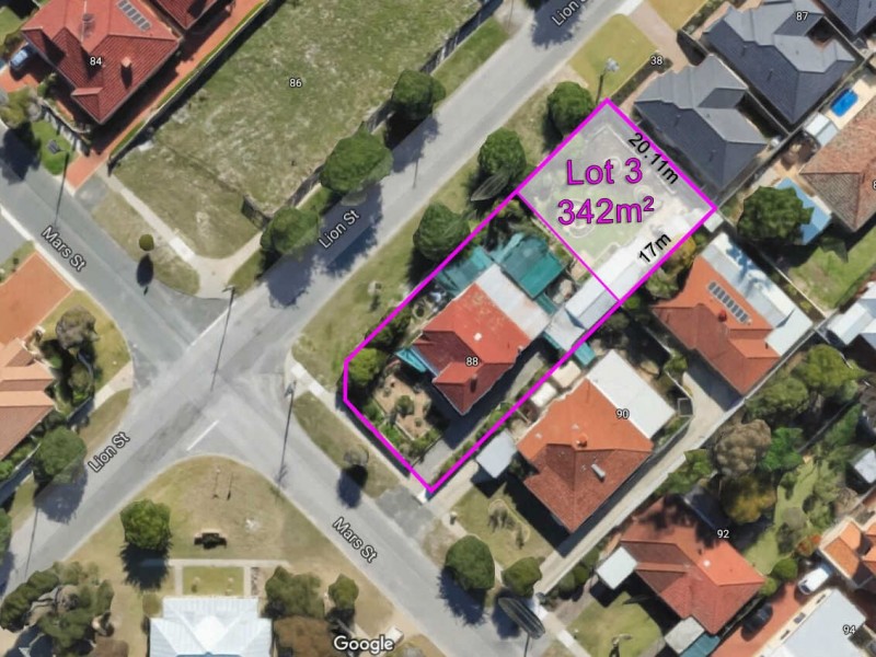 88 Proposed Lots 1,2,3/88 Mars Street, Carlisle WA 6101