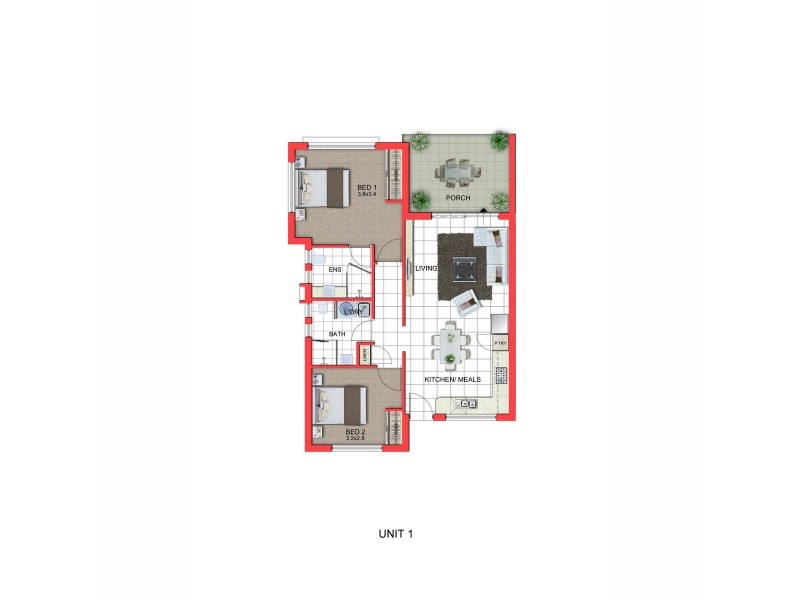 1/19 Hubert Street, Belmont WA 6104 Floorplan