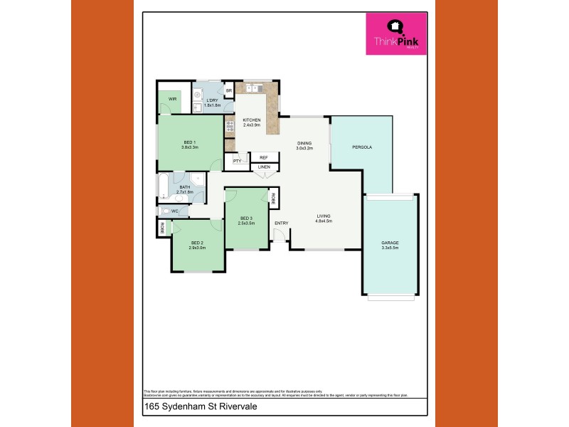 165 Sydenham Street, Rivervale WA 6103 Floorplan