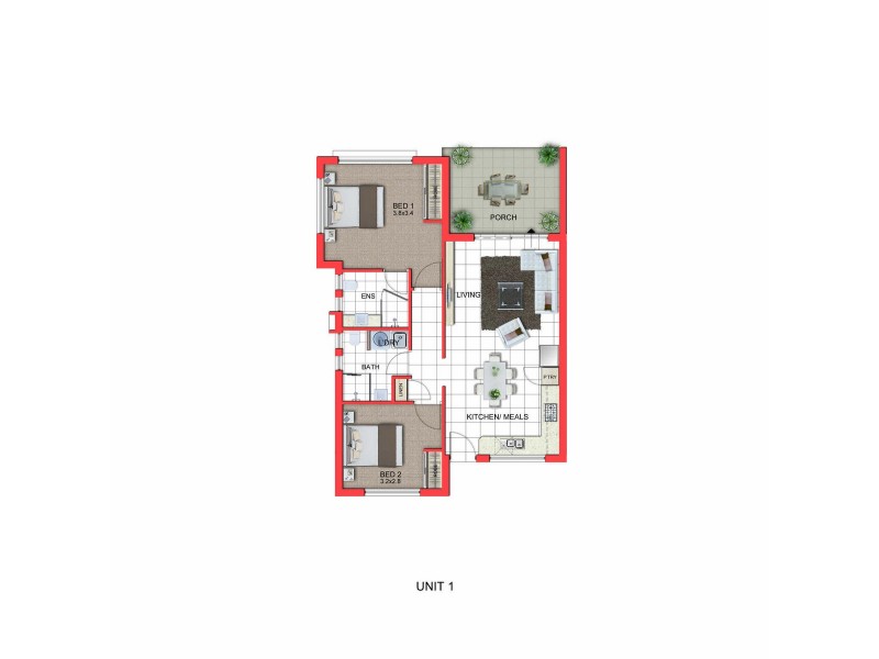1/19 Hubert Street, Belmont WA 6104 Floorplan