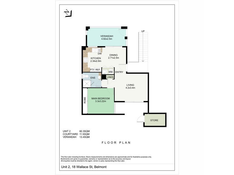 2/18 Wallace Street, Belmont WA 6104 Floorplan