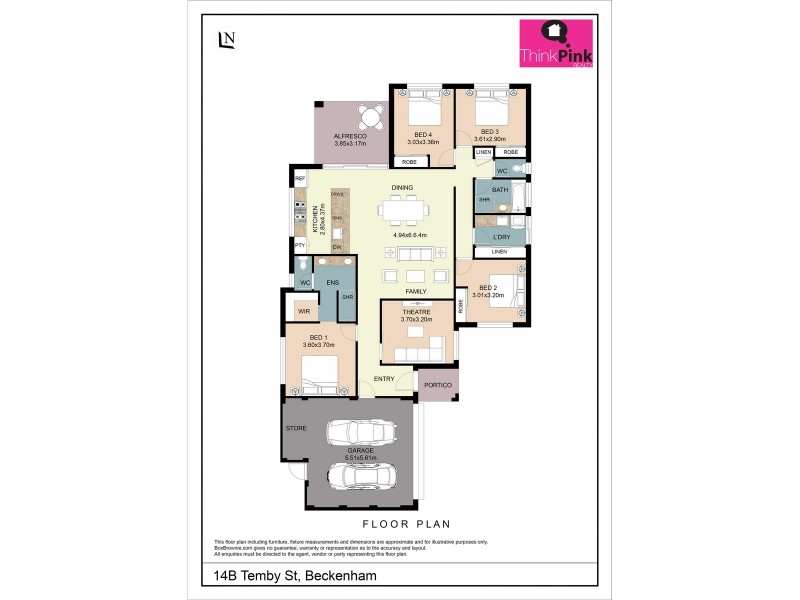 2/14 Temby Street, Beckenham WA 6107 Floorplan