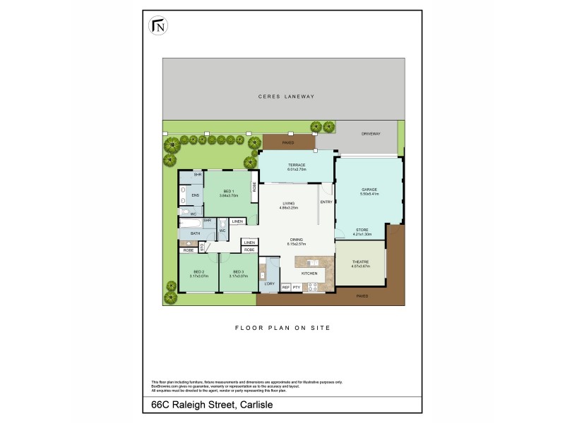 66C Raleigh Street, Carlisle WA 6101 Floorplan