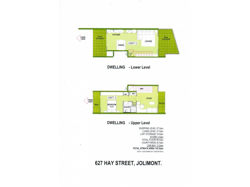3/627 Hay Street, Jolimont WA 6014 Floorplan
