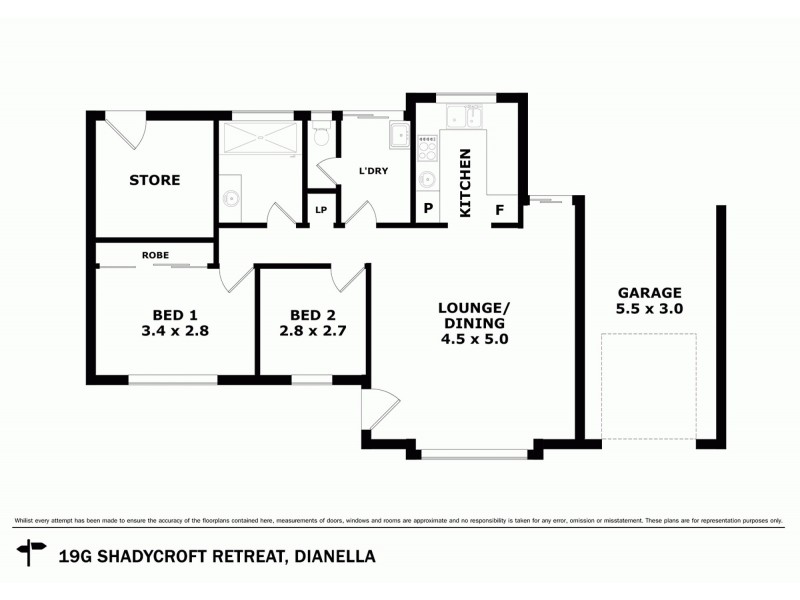 19G Shadycroft Retreat, Dianella WA 6059 Floorplan