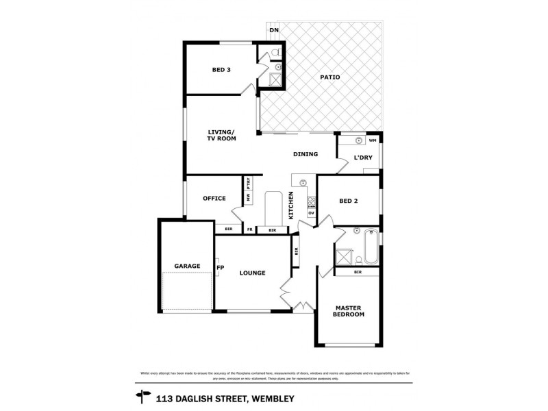 113 Daglish Street, Wembley WA 6014 Floorplan