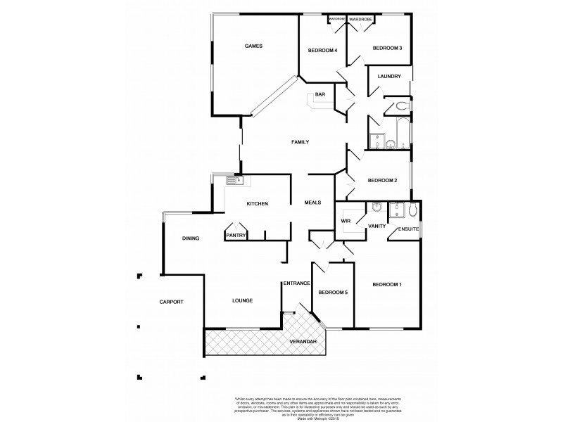50 Wicks St, Eden Hill WA 6054 Floorplan