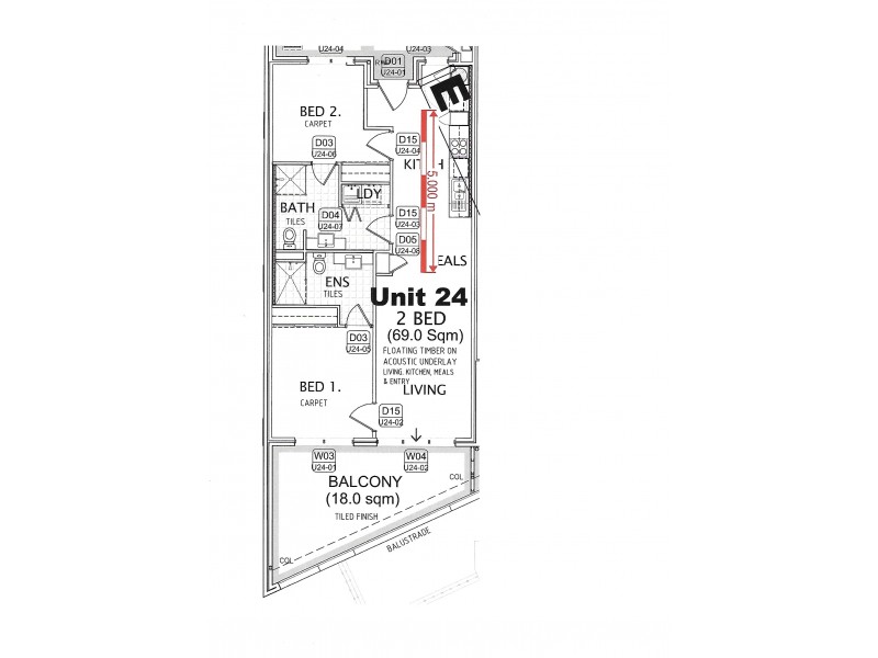 208/78 Old Perth Road, Bassendean WA 6054 Floorplan