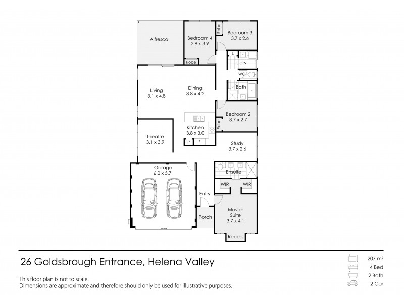 26 Goldsbrough Entrance, Helena Valley WA 6056