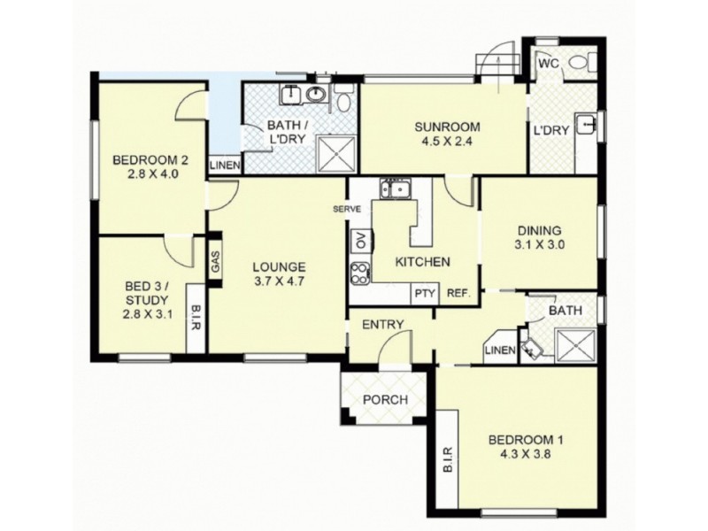 3 Cunningham Terrace, Daglish WA 6008 Floorplan