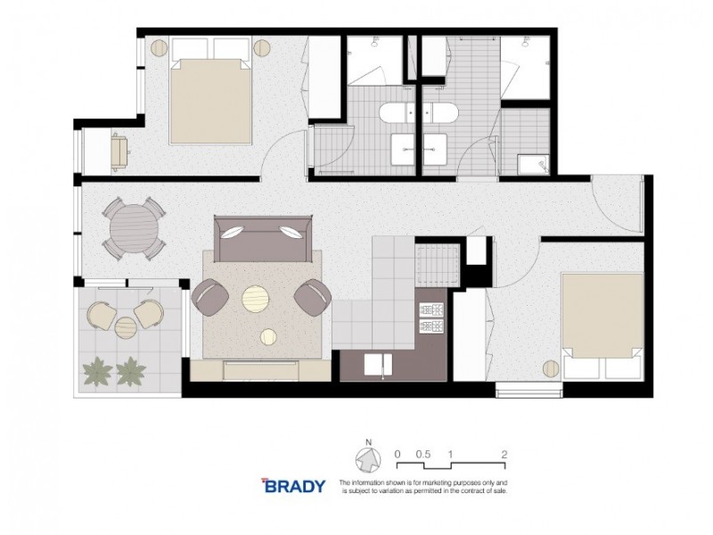 4406/500 Elizabeth Street, Melbourne VIC 3000 Floorplan