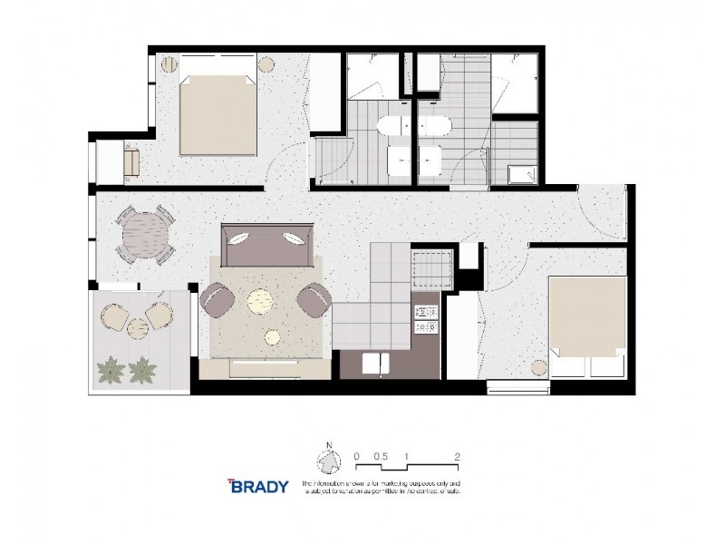 4006/500 Elizabeth Street, Melbourne VIC 3000 Floorplan