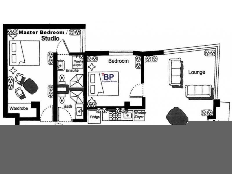 2301/8 Exploration Lane, Melbourne VIC 3000 Floorplan