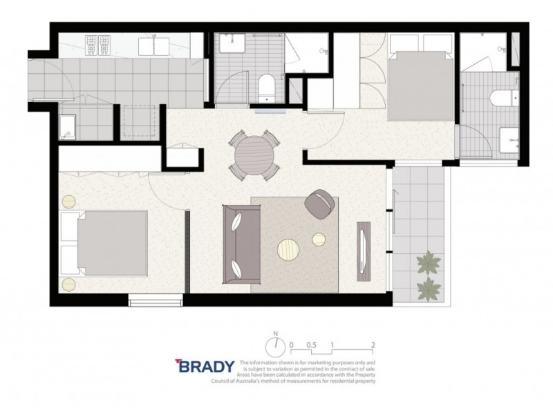 5907/500 Elizabeth Street, Melbourne VIC 3000 Floorplan