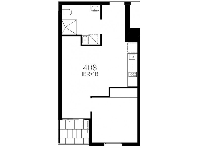 408/525 Rathdowne Street, Carlton VIC 3053 Floorplan