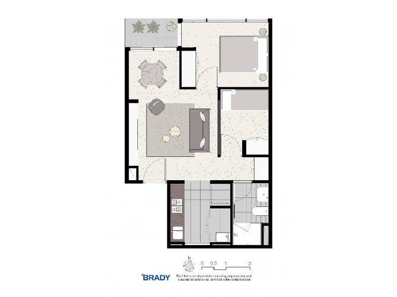 3812/500 Elizabeth Street, Melbourne VIC 3000 Floorplan