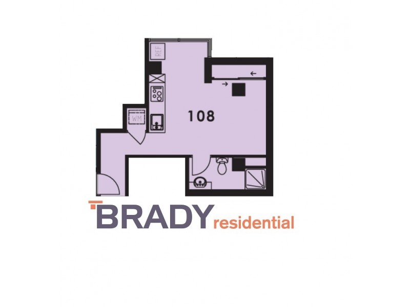 108/455 Elizabeth Street, Melbourne VIC 3000 Floorplan